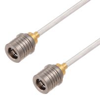 FAIRVIEW MICROWAVE FMCA2982-24 RF / Coaxial Cable Assembly, 24 ", 610 mm, FM-SR086ALTN-STR, RG405, QMA Plug, QMA Plug, 50 ohm