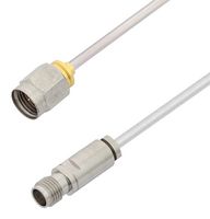 FAIRVIEW MICROWAVE FMCA2988-60 2.4MM MALE TO 2.4MM FEMALE CABLE TINNED ALUMINUM RG405 TYPE .086 COAX IN 60 INCH