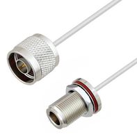 FAIRVIEW MICROWAVE FMCA2995-24 RF / Coaxial Cable Assembly, 24 ", 610 mm, FM-SR086ALTN-STR, RG405, N Type Plug