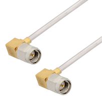 FAIRVIEW MICROWAVE FMCA3007-24 RF / Coaxial Cable Assembly, 24 ", 610 mm, FM-SR086ALTN-STR, RG405, SMA Right Angle Plug