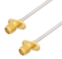 FAIRVIEW MICROWAVE FMCA3013-24 RF / Coaxial Cable Assembly, 24 ", 610 mm, FM-SR086ALTN-STR, RG405, SMA Jack, SMA Jack, 50 ohm