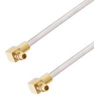 FAIRVIEW MICROWAVE FMCA3033-36 RA MMCX PLUG TO RA MMCX PLUG CABLE TINNED ALUMINUM RG405 TYPE .086 COAX IN 36 INCH