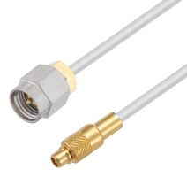 FAIRVIEW MICROWAVE FMCA3034-12 RF / Coaxial Cable Assembly, 12 ", 305 mm, 0.086" Semi Rigid, RG405, MMCX Plug, SMA Plug, 50 ohm