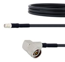 FAIRVIEW MICROWAVE FMC00246-24 Low Loss SMA Female to RA N Male Cable LMR-195 Coax in 24 Inch