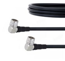 FAIRVIEW MICROWAVE FMC00287-12 Low Loss RA N Male to RA N Male Cable LMR-400-DB Coax in 12 Inch