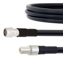 FAIRVIEW MICROWAVE FMC00375-12 Low Loss N Male to N Female Bulkhead Cable LMR-600 Coax in 12 Inch with Times Microwave components