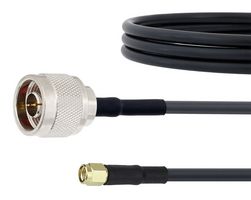 FAIRVIEW MICROWAVE FMC00439-12 Low Loss N Male to SMA Male Cable LMR-240 Coax in 12 Inch