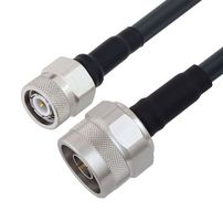 FAIRVIEW MICROWAVE FMC00456-12 LOW LOSS N MALE TO TNC MALE CABLE 12 INCH LENGTH LMR-240-DB COAX USING TIMES MICROWAVE COMPONENTS