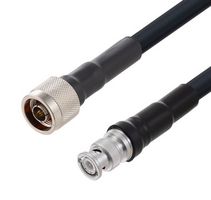 FAIRVIEW MICROWAVE FMC00534-24 LOW LOSS N MALE TO BNC MALE CABLE 24 INCH LENGTH LMR-400 COAX