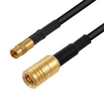 FAIRVIEW MICROWAVE FMC00922-12 LOW LOSS MMCX JACK TO SMB PLUG CABLE LMR-100A-UF COAX IN 12 INCH