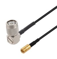 FAIRVIEW MICROWAVE FMC01019-24 LOW LOSS RA TNC MALE TO SMB PLUG CABLE LMR-100A-UF COAX IN 24 INCH