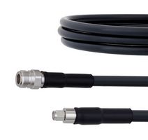 FAIRVIEW MICROWAVE FMC0206401-48 SMA MALE PLUG TO N FEMALE JACK CABLE LMR-400 COAX UP TO 2.5 GHZ, 1.35 VSWR IN 48 INCH WITH TIMES MICROWAVE CONNECTORS