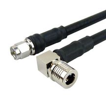 FAIRVIEW MICROWAVE FMC0223240-60 SMA MALE TO RA QMA MALE CABLE LMR-240 COAX IN 60 INCH WITH TIMES MICROWAVE CONNECTORS