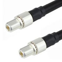 FAIRVIEW MICROWAVE FMC1111600-24 RF / Coaxial Cable Assembly, 24 ", 610 mm, LMR-600, N Type Bulkhead Jack, N Type Bulkhead Jack