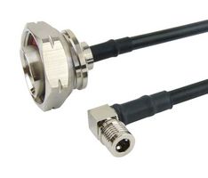 FAIRVIEW MICROWAVE FMC1523240-36 7-16 DIN MALE TO RA QMA MALE CABLE LMR-240 COAX IN 36 INCH