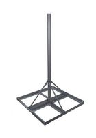 FAIRVIEW MICROWAVE FMFRM1 NON-PENETRATING ANTENNA FLAT ROOF MOUNT, 1-POLE VERSION, 60-INCH MAST, GALVANIZED STEEL WITH POWDER COATING