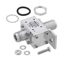 FAIRVIEW MICROWAVE FMSP1030 TYPE N FF INOUT BULKHEAD COAXIAL RF SURGE PROTECTOR, 1.5MHZ - 700MHZ, DC BLOCK, 3KW, NONE, 20KA, BLOCKING CAP AND GAS TUBE ROHS
