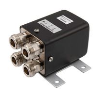 FAIRVIEW MICROWAVE FMSW6495 TRANSFER ELECTROMECHANICAL RELAY LATCHING SWITCH DC TO 12.4 GHZ, 2M CYCLES, N, 50 WATTS, 12V, SELF CUT OFF, TTL, DIODES, SOLDER
