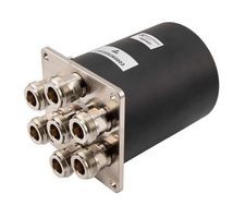 FAIRVIEW MICROWAVE FMSW6507 SP6T ELECTROMECHANICAL RELAY NORMALLY OPEN SWITCH DC TO 12.4 GHZ, 2M LIFECYCLES, N, 160 WATTS, 28V, TTL, DIODES, SOLDER PINS ROH