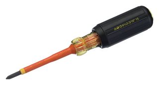 IDEAL 35-9169 Screwdriver, Philips, Insulated, #0 Tip, 2.375" Length