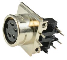 PREHKEYTEC 71251-040/0800 DIN Audio / Video Connector, 4 Contacts, Jack, PCB Mount, Through Hole Right Angle