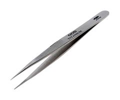 AVEN 18037TT Tweezers, Precision/Wire Handling, Style 00D, Straight/Pointed, 120mm Overall Length, Titanium