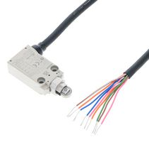 OMRON STI D4F-302-5R Limit Switch, Roller Plunger, 4PST-2NO/2NC, 750 mA, 240 V, 12 N, D4F Series