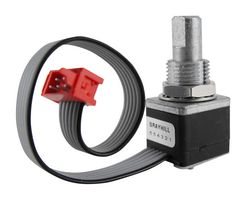 GRAYHILL 62AG22-L5-020C Rotary Encoder, Optical, Incremental, 16 Detents, Vertical, With Push Switch