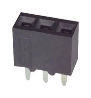 TE CONNECTIVITY - AMP 5-535541-1 Receptáculo PCB, Tarjeta-a-Tarjeta, 2.54 mm, 1 Líneas, 3 Contactos, Through Hole