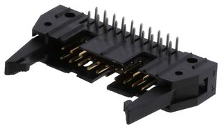 TE CONNECTIVITY - AMP 5499141-4 Pin Header, Wire-to-Board, 2.54 mm, 2 Rows, 20 Contacts, Through Hole, AMP-Latch Series