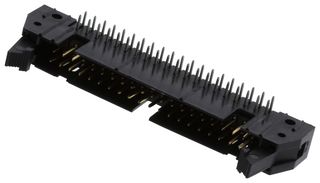 TE CONNECTIVITY - AMP 5499913-9 Pin Header, Wire-to-Board, 2.54 mm, 2 Rows, 40 Contacts, Through Hole, AMP-Latch Series