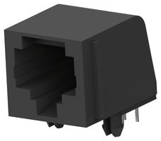 AMP - TE CONNECTIVITY 5520251-4 Modular Connector, RJ45 Jack, 1 x 1 (Port), 8P8C, Cat3, Through Hole Mount