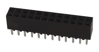 TE CONNECTIVITY - AMP 6-534998-3 Receptáculo PCB, Tarjeta-a-Tarjeta, 2.54 mm, 2 Líneas, 26 Contactos, Through Hole