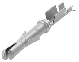 AMP - TE CONNECTIVITY 640579-1 Contact, Live Split, MR Series, Pin, Crimp, 24 AWG, Tin Plated Contacts