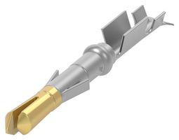 AMP - TE CONNECTIVITY 640579-2 Contact, Live Split, MR Series, Pin, Crimp, 24 AWG, Gold Plated Contacts