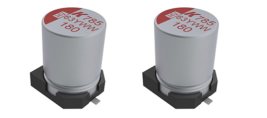 A785 Series, 150°C, Hybrid Polymer V-Chip, Low ESR, AEC-Q200