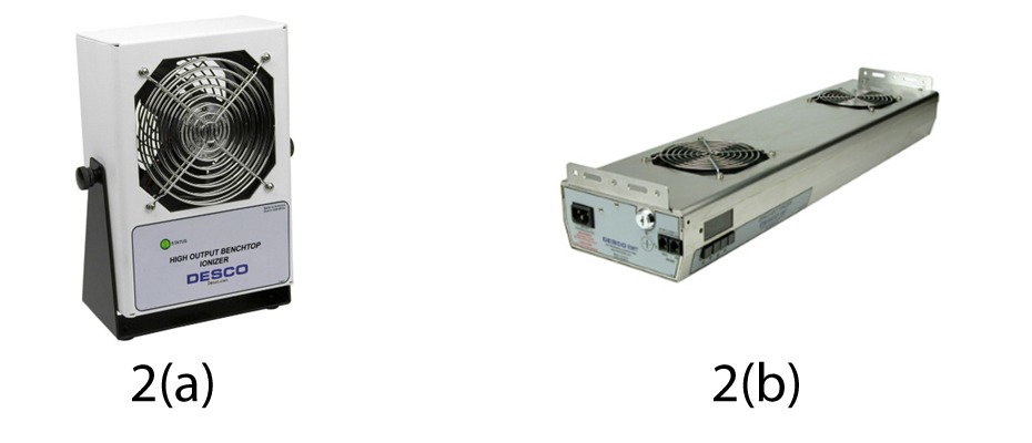 Figure 2(a): Benchtop Ionizer (Source) Figure 2(b): Benchtop Ionizer (Source)