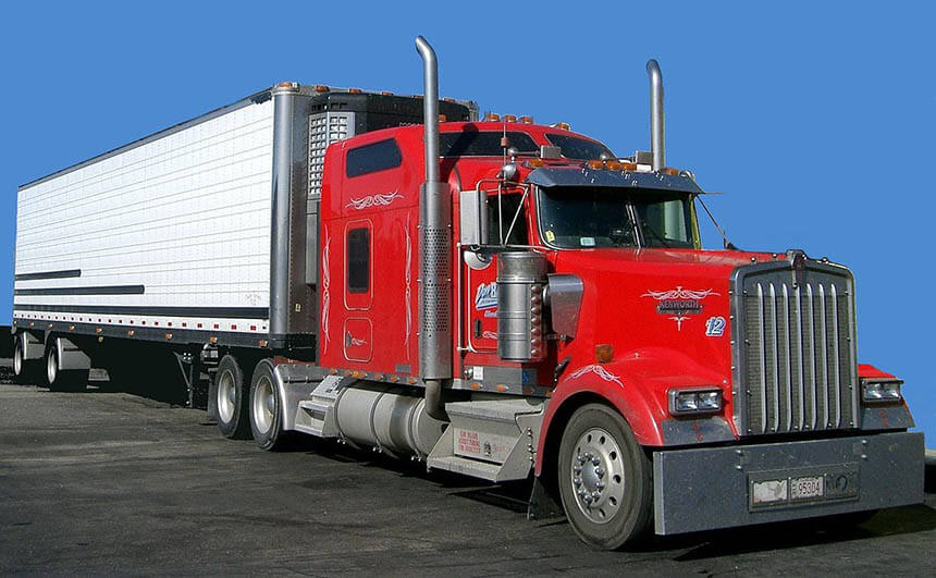 Trucks form part of a complex, time-sensitive logistics network